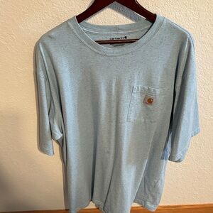 Carhartt Men's Sky Blue Short Sleeve Tee